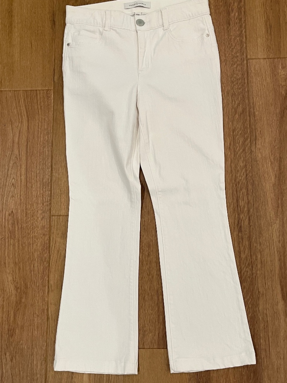 Vintage America white bootcut jeans size 6/28